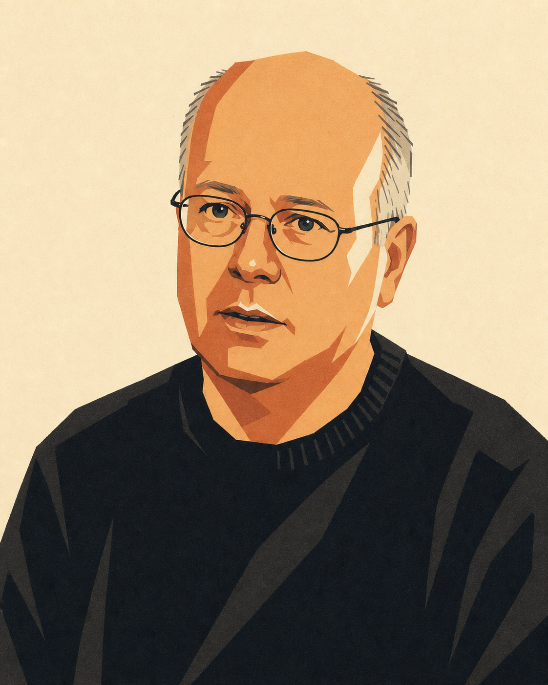 Illustriertes Porträt von Uli Koßmann